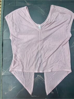 lululemon Ahead By Miles' Tie Back Mesh Tee